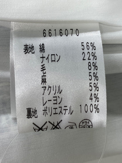 ルネ 6616070 ワンピース 36 ホワイト ツイード ITC3O3LJH3Y8