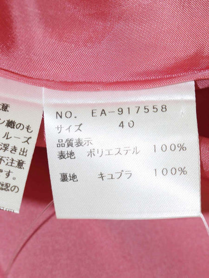 エムズグレイシー 917558 スカート 40 ピンク コーデュロイ タック ITMRZZK2C8MO