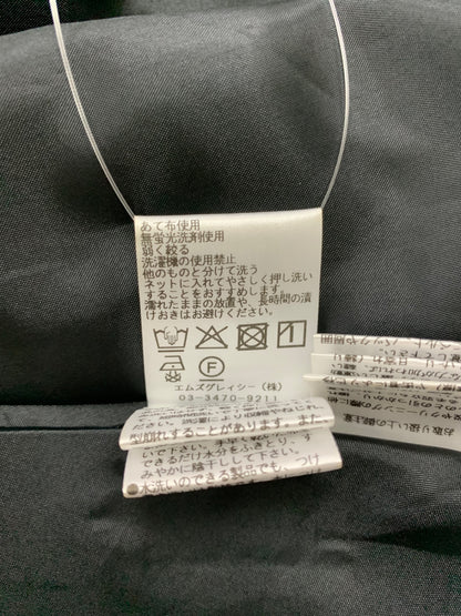 エムズグレイシー 517327 スカート 36 ブラック 街並みモチーフ フレア IT82FGQMCYH4