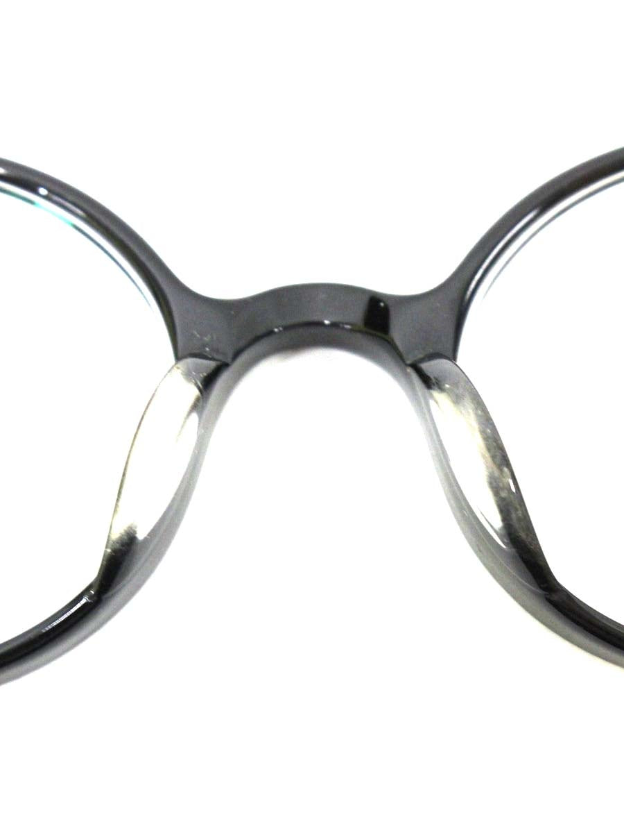 ツェツェ ROUNDO メガネ 眼鏡 ブラック セルフレーム フルリム オーバル ITI6NMCEDDHK