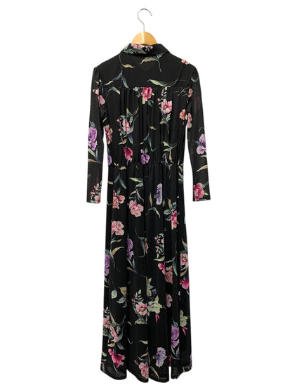 ダイアグラム 03233-32091 ワンピース 36 ブラック 花柄 ITH3HL87YVCL