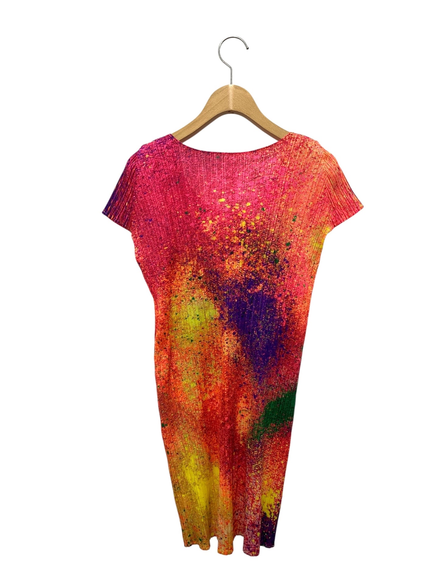 プリーツプリーズイッセイミヤケ PP31-JT767 チュニック 3 オレンジ ITY8XOER311W