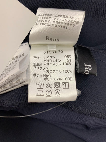 ルネ 5137070 ワンピース 34 ネイビー パフスリーブ ITGTNWNX9JYK