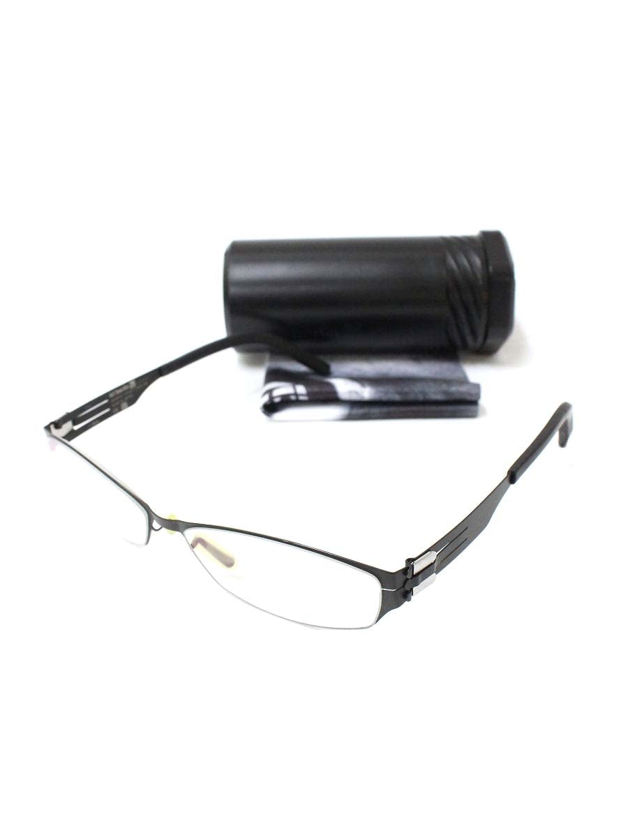 アイシーベルリン Guuchan メタルフレーム フルリム オーバル ブラック ITOIH847Z8M1