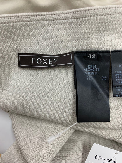 フォクシーブティック KNIT SKIRT RONDO ロンド 43274 スカート 42 ベージュ フレア ITIW0FN0DV7C