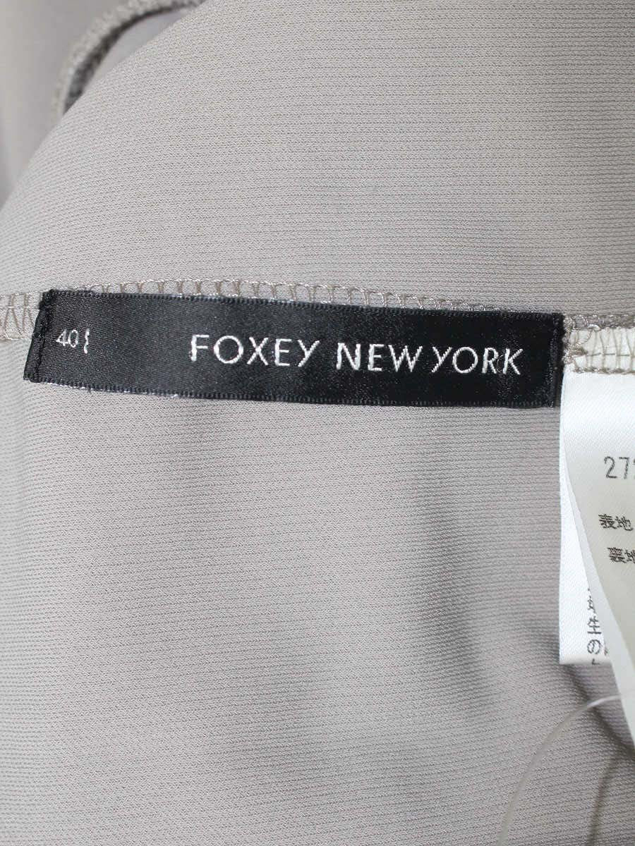 フォクシーニューヨーク 27218 Tシャツ カットソー 40 カーキグリーン トップス 半袖 タートル ITQWMDFR04O4