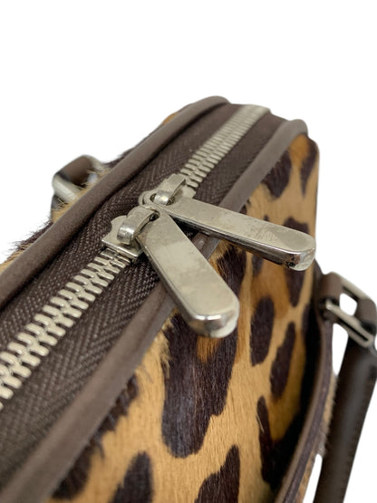フォクシー マカロンバッグ ハンドバッグ ブラウン レオパード ITR594KF1LCK