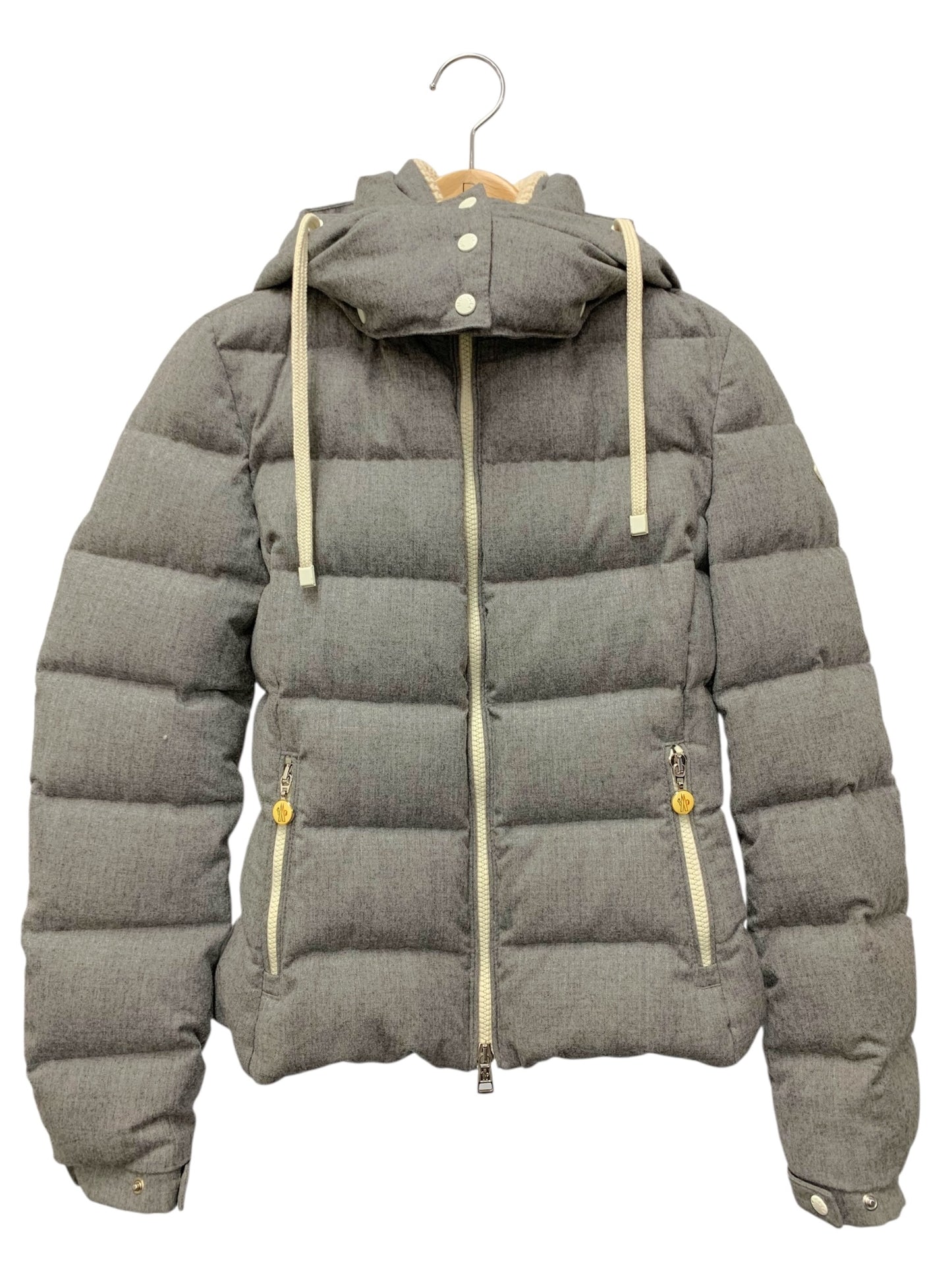 モンクレール MUFLIER GIUBBOTTO MUFLIER JACKET 120934692605 ダウンジャケット 0 グレー フード 2way IT5H2UH2OCO7