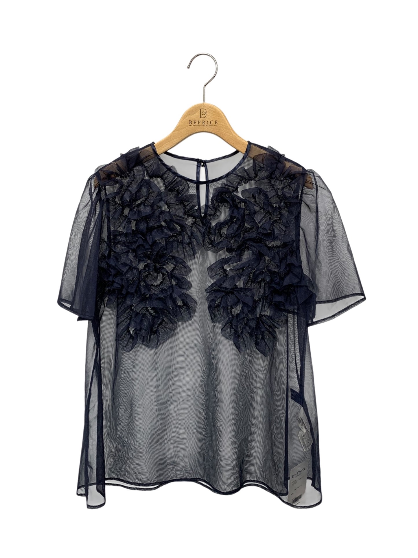 エムズグレイシー 415347 トップス 40 ネイビー IT96UGP6VNCG