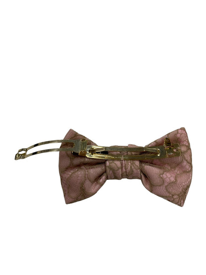 アッカ バレッタ ピンク ヘアアクセサリー リボンモチーフ ITXDL8QJWH2O