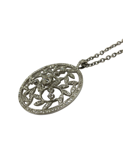 フォクシーブティック NECKLACE CRYSTAL MOON 25772 ネックレス シルバー IT5BYY2C4U2W