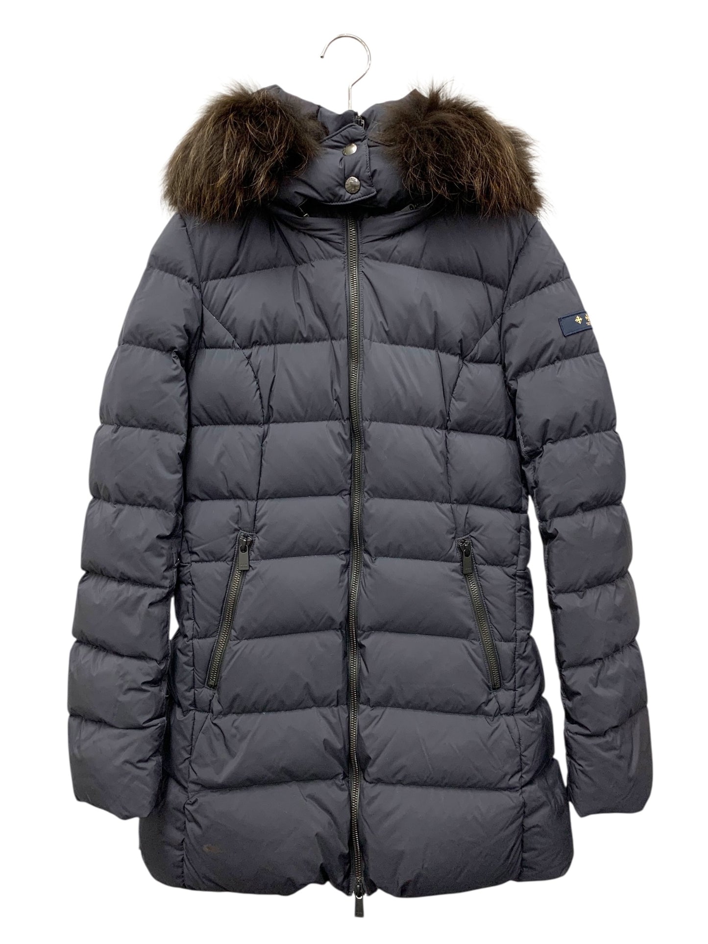 タトラス セラミカ LTA9SH4492 ダウンコート 02 ネイビー ナイロン  ファー IT5WXYLK50O0