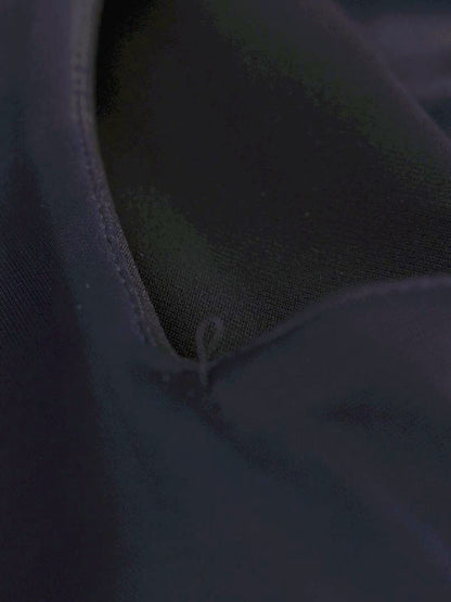 ルネ 6726320 ワンピース 38 ネイビー フリル リボン IT5CFRGY6GO0 【SALE】