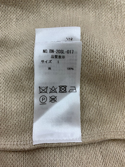 バトナー BN-20SL-017 ワンピース 1 ベージュ リネン ITA916DBJYEC