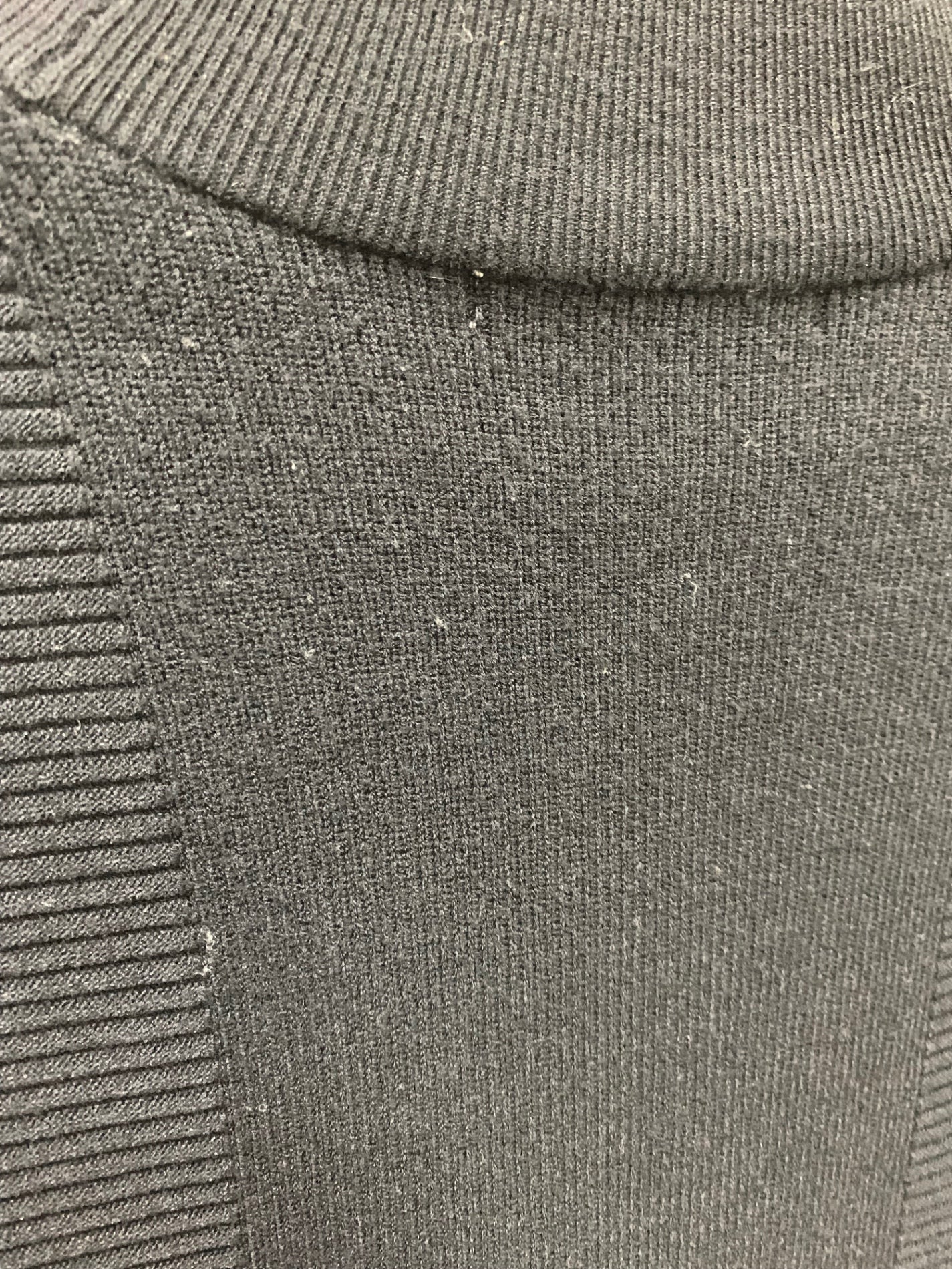 アンスリード Pocket shirt docking knit 522412600201-01 F ブラック 24aw IT6W0008ESR0