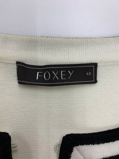 フォクシーブティック 27429 ジャケット 40 ホワイト ロゴプレート ITUU4LWCYK2T 【SALE】