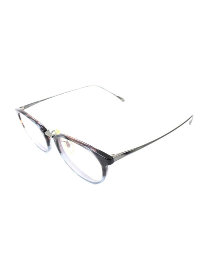 ソリッドブルー S-223 メガネ ブラック/ブルー/ガンメタル クラシックコンビネーションフレーム フルリム ボストン ITUC00CM2AF5