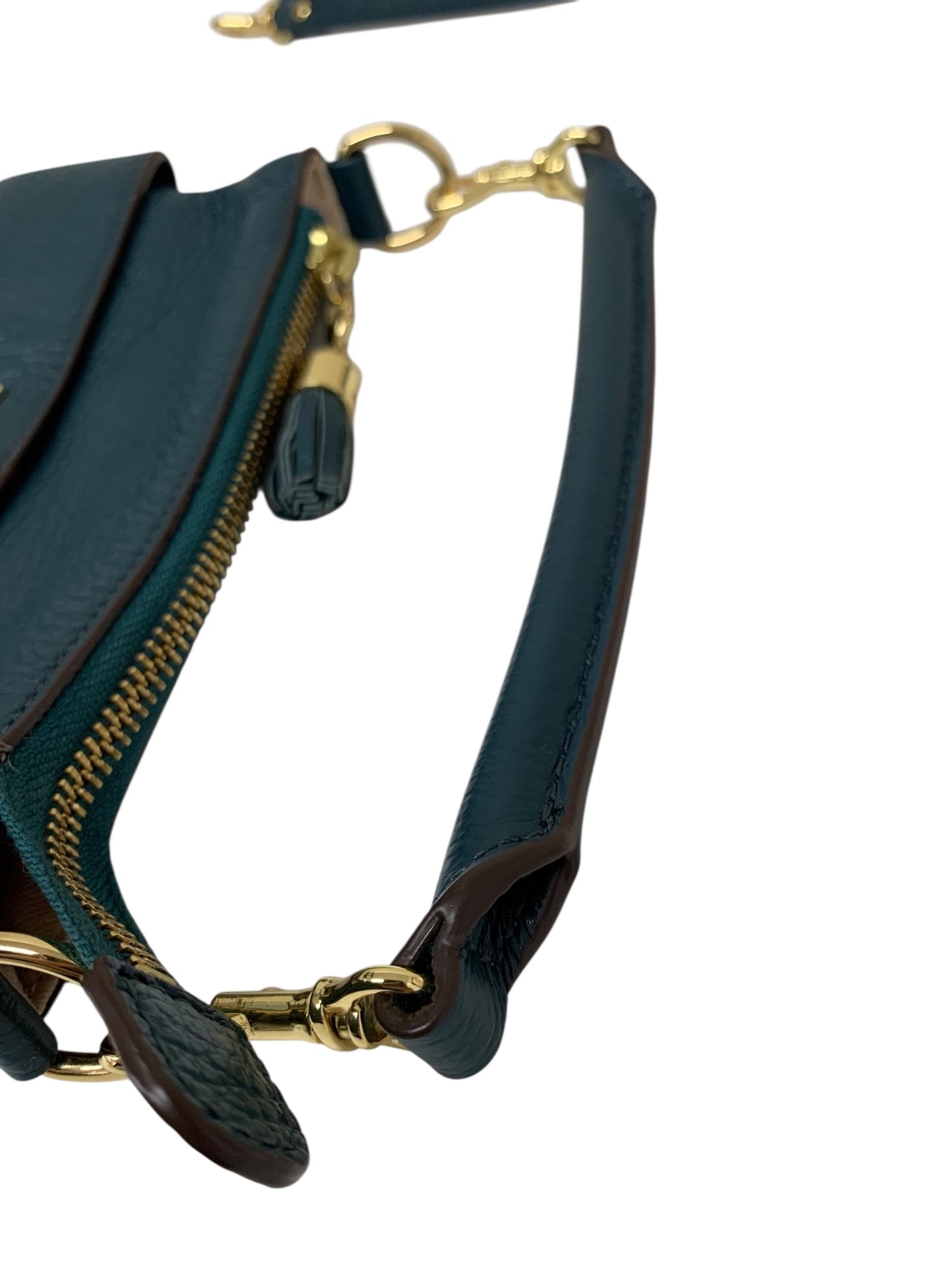 アタオ ホリデー 撥水レザーのデイリーポシェット ショルダーバッグ グリーン 2WAY IT1R7TC626LP