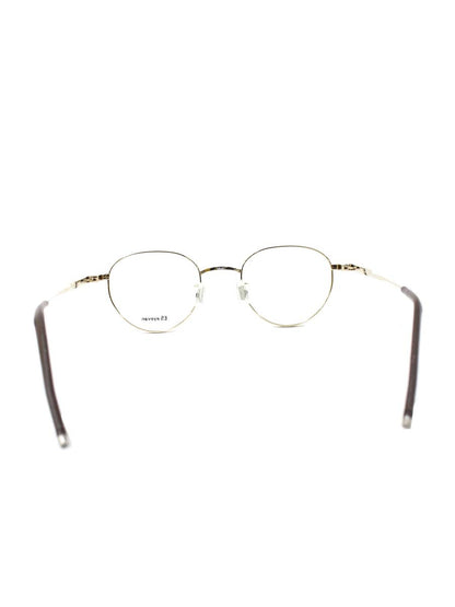 イーファイブアイヴァン m15 メガネ ゴールド/ブラウン チタンニウム ボストン WG/WG ITAQMQ4GDWWE
