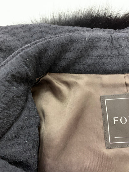 フォクシーブティック Stitching Hoodie 38807 ジャケット 38 ブラック 中綿 フォックスファー IT6OENRF8Q7K