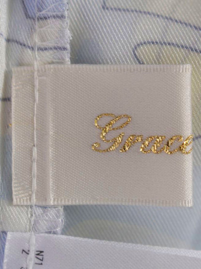 グレースクラス ヌーボーフラワープリントトップ 02231 41082-00 ブラウス 36 ブルー ‘23 ITVMJUUGQYT2 【SALE】