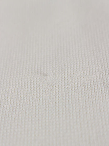 トゥービーシック W5F01-112-02 チュニック 40 ホワイト ニット センタージップ ITN1GLPNXCRC