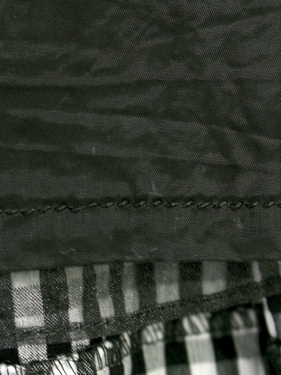 エムズグレイシー 627309 スカート 40 ホワイト ギンガムチェック IT59TDJX0XS4