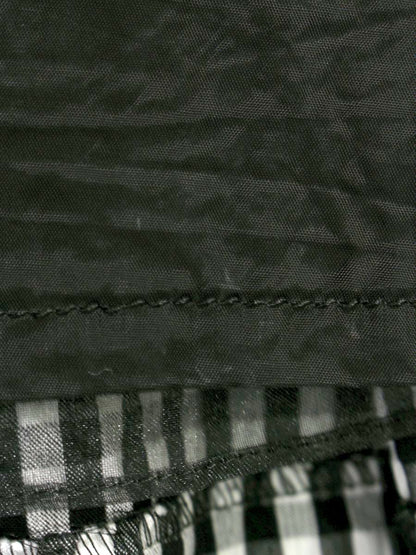 エムズグレイシー 627309 スカート 40 ホワイト ギンガムチェック IT59TDJX0XS4