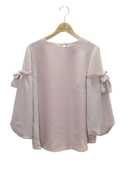 ギャラリービスコンティ 1321875 プルオーバー 3 ベージュピンク リボン フリル IT7QWUTOWJRR