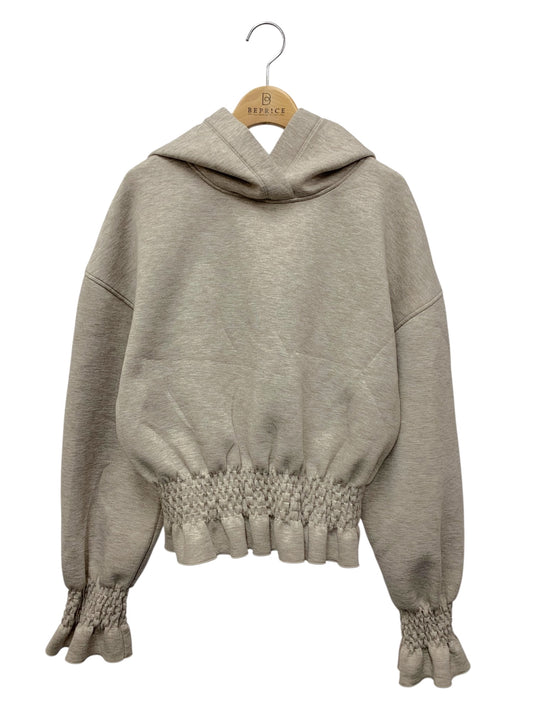 アディアム HEMLOCK HOODIE 42476 パーカー S ベージュ ウエストギャザー ITTMMPRH15U6