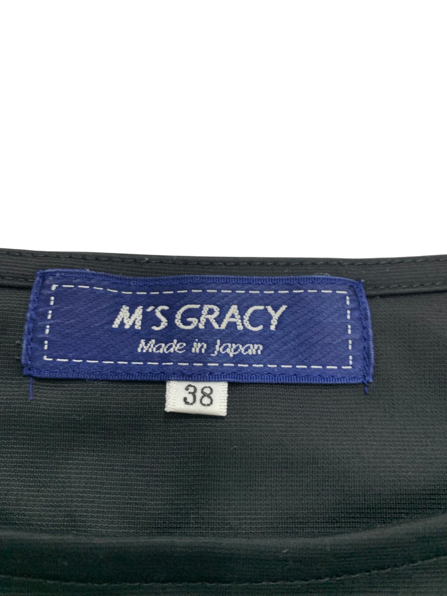 エムズグレイシー  トップス　size 38 新品 M'S GRACY（エムズグレイシー） トップス 半袖 黒 ブラック レディース