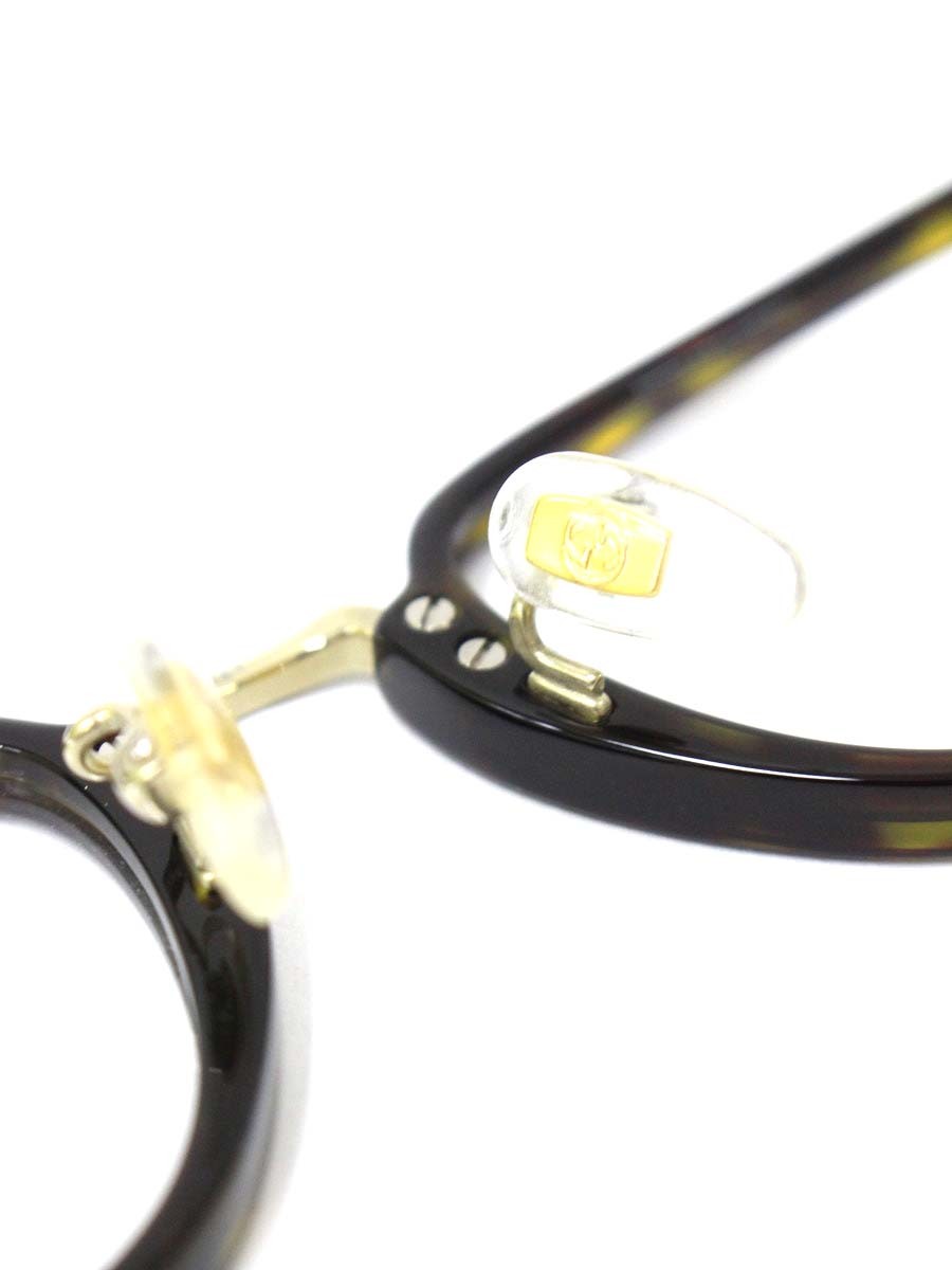 グッチ GG0324OJ メガネ ブラウン/ゴールド/ブラック コンビフレーム スクエア べっ甲柄 ITO9TCE57BIG