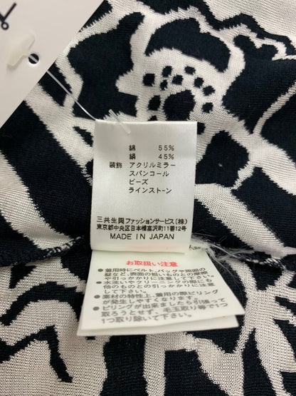レオナールファッション 0357231 ニット L ブラック スパンコール ビーズ ラインストーン ITCVJBCAE0X0