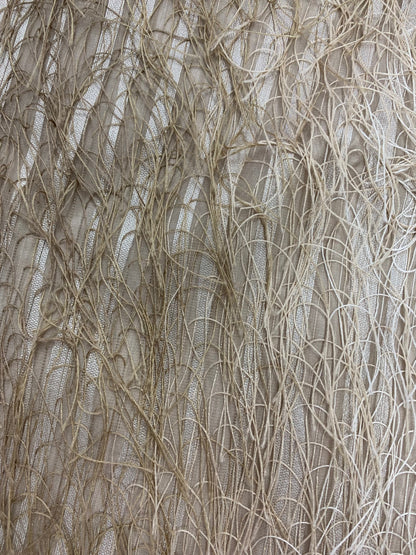 グレースコンチネンタル フリンジフレアトップ 0120241011 トップス 38 ベージュ ジャガード ITX8YZP26WCO