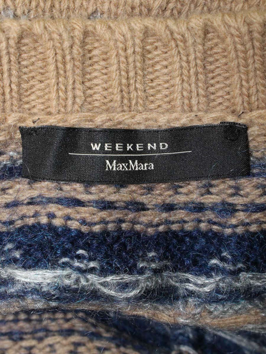 ウィークエンドマックスマーラ 53660803 セーター XXL ブラウン ニット ウール ITQDXB12W272