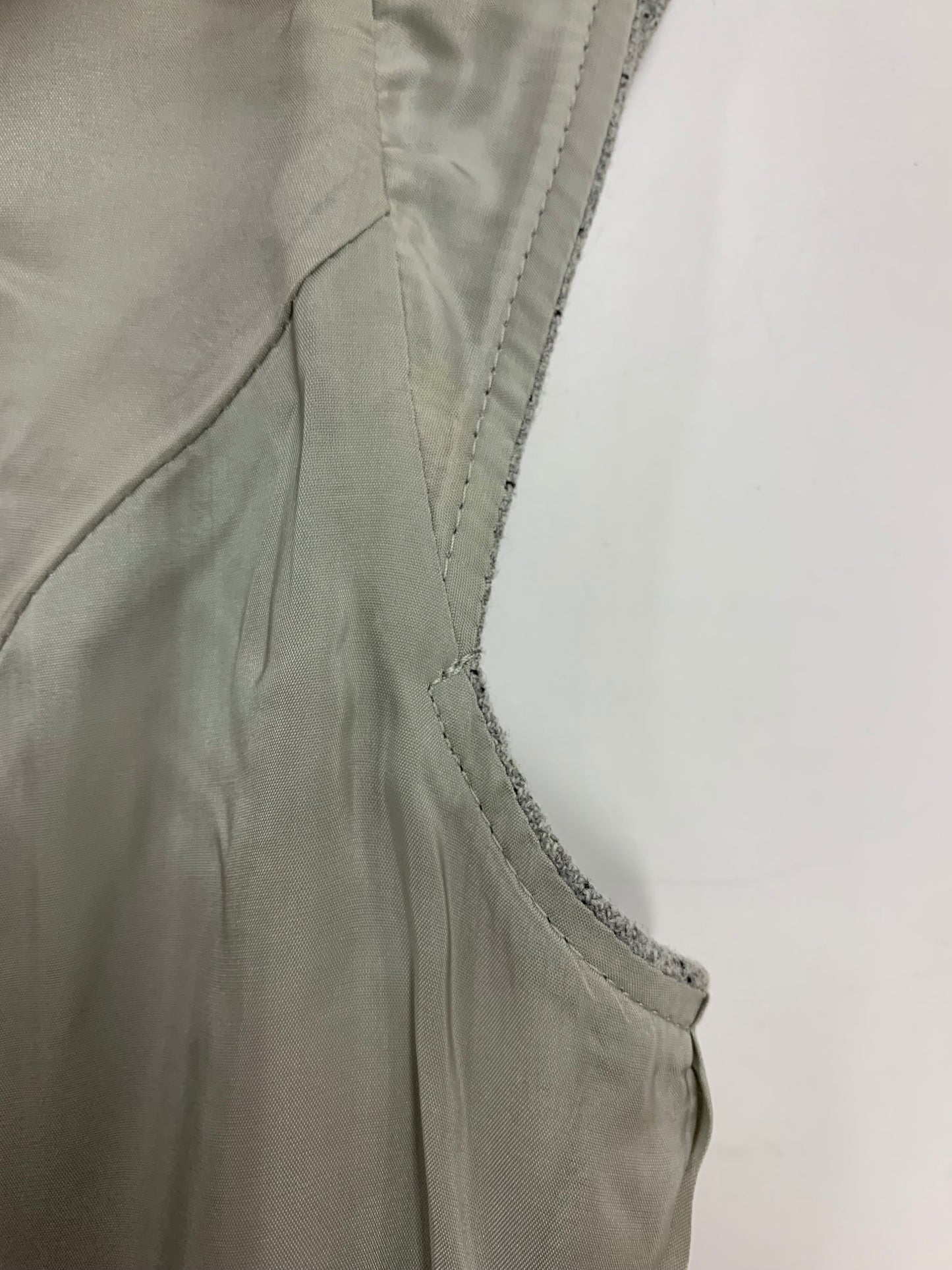 ルネ 6846060 ワンピース 34 グレー フロントジップワンピース ステッチ柄 ビジュー ITUWBDHK1YXK