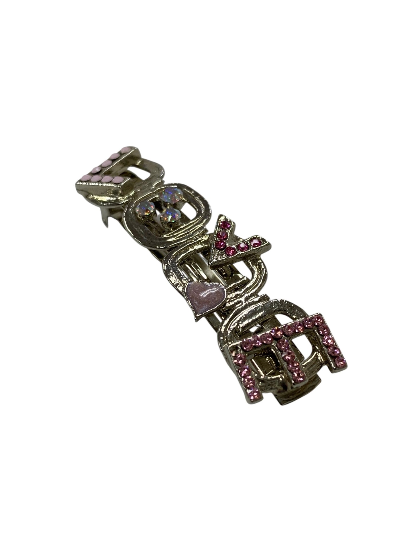 アッカ ハッピーメッセージラブ バレッタ シルバー ヘアアクセサリー ITG3WOCIEFMS