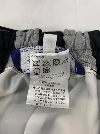 エムズグレイシー 116318 パンツ 38 ブラック ギンガムチェック ITXCUJR1V3T4