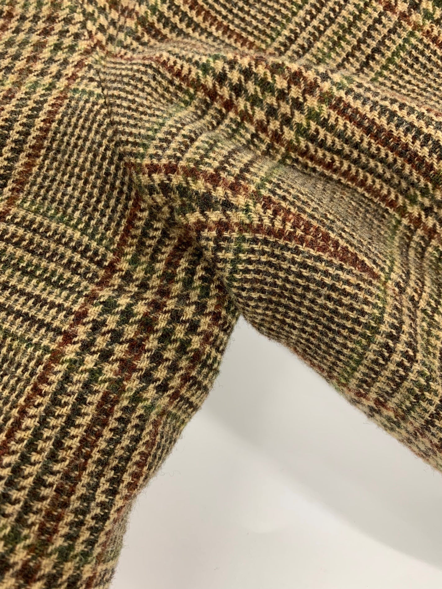 バラクータ G9 ハリントンジャケット 42 ブラウン コットン 千鳥格子 厚手 IT4K0GJ2NO74