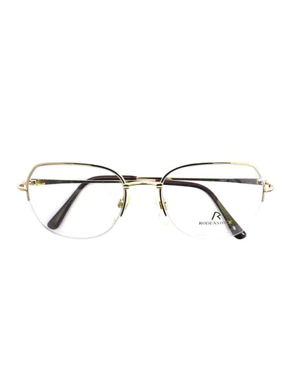 ローデンストック R2343 メガネ ゴールド メタルフレーム ハーフリム スクエア ITO11O4Z07XG