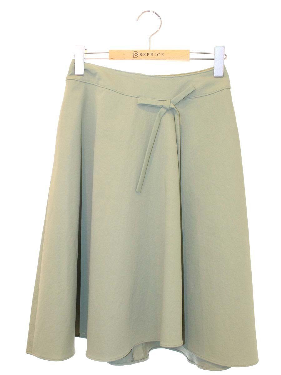 エムズグレイシー Drape Skirt 917306 スカート 36 グリーン ITKPP34DPD5C 【SALE】