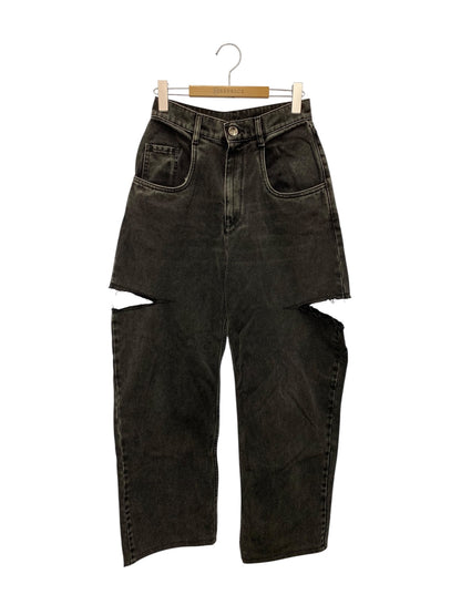 メゾンマルジェラ S51LA0051 S30743 デニムパンツ 40 グレー ダメージ加工 ITU51UI5I2VC