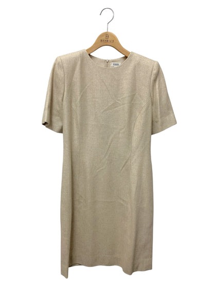 フォクシーブティック 10670 ワンピース セットアップ 40 ベージュ ヌートリア ファー カシミヤ シルク ITMM5TPUZOKW