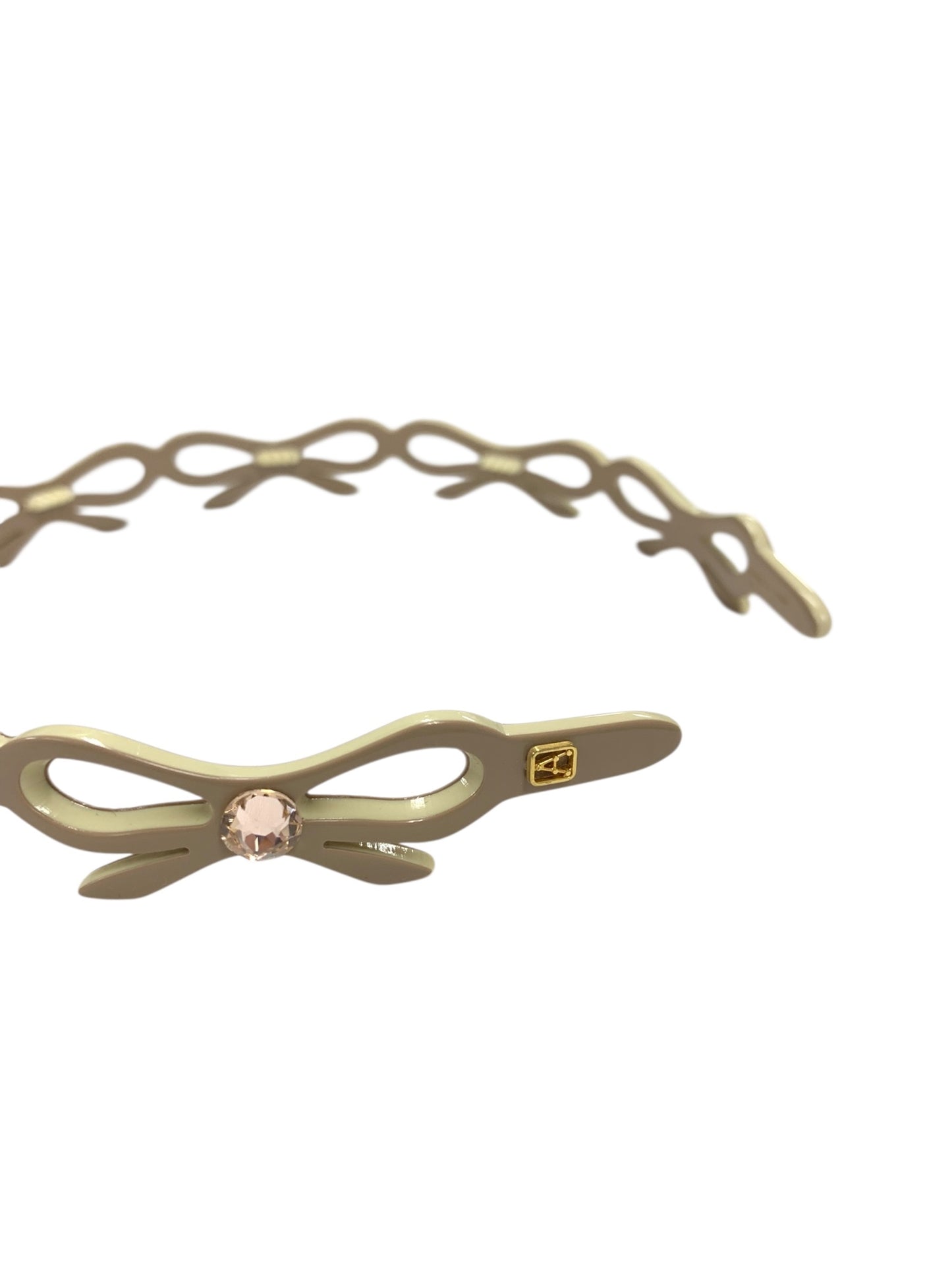 アレクサンドルドゥパリ カチューシャ ベージュ リボン ITZ8YRQV24YU