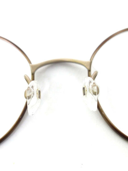 フォーナインズ S763T メガネ ブラウン メタルフレーム フルリム ウェリントン ITXNWWIDJLO2