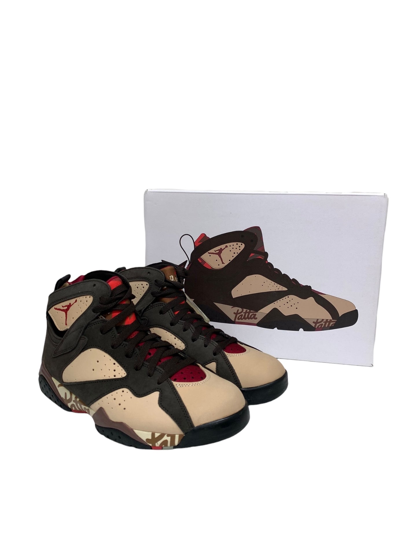 ナイキ エア ジョーダン 7 レトロ パタ AT3375 200 スニーカー 8 ベージュ ITXR2M3B9C88