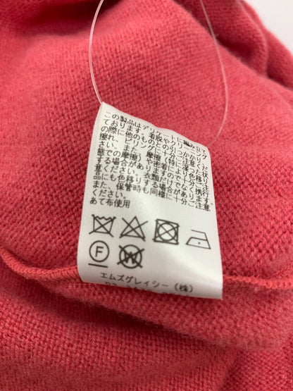 エムズグレイシー 418614 トップス 38 ピンク タートル フリル ウール ITY6UFTVOUD0