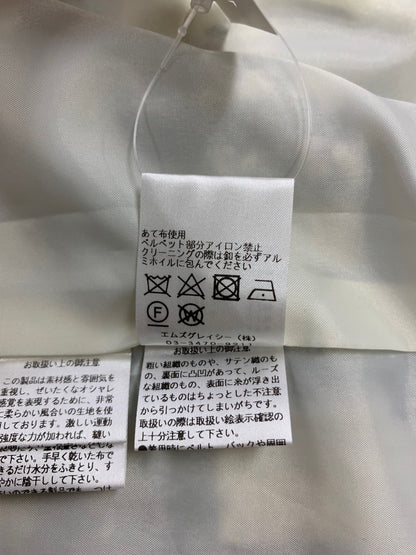 エムズグレイシー ファンシーツィードリュックスジャケット 314604 38 ホワイト ITFXTBJ9BT3G