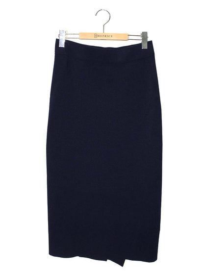 アドーア クリアヴィスコースニットタイトスカート 531-9272906 38 ネイビー ITG5KT6DLCBO