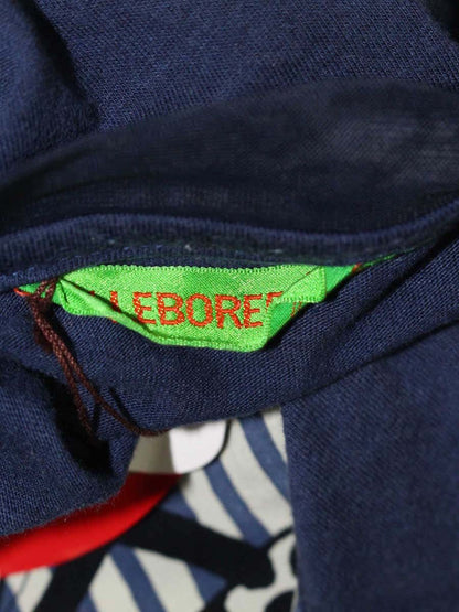 アルベロベロ 232141 チュニック F ネイビー ぶたさんモチーフ ストライプ ITW11V9BV192